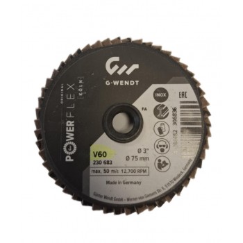 Lamelový kotouč 75 mm – zirkon, G-Wendt Power Flex