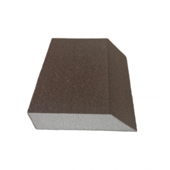 Zkosená brusná houbička 4stranná, 98x69x26mm, Fine
